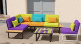 Modern Outdoor Sectional Corner Sofa Patio Set