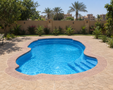 Freeform Fiberglass Swimming Pool Design