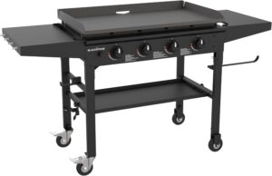 blackstone 36 inch outdoor gas grill and griddle front view