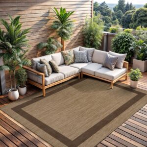 camilson outdoor rug on patio or balcony
