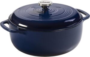 lodge 6-quart enameled cast iron dutch oven